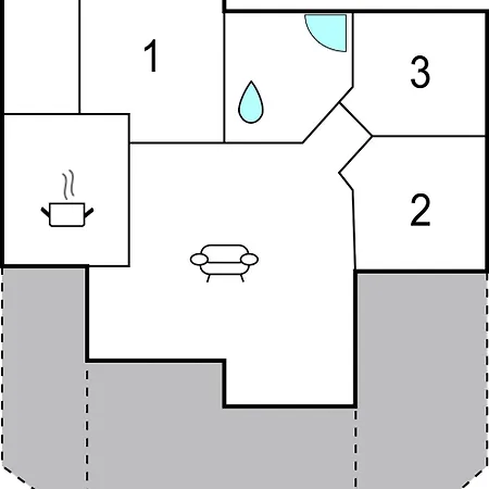 Feriehus Three-bedroom In Sjolund